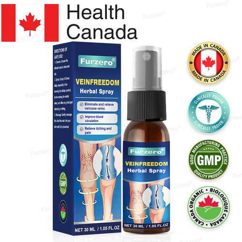 🏆Made and Shipped from Canada🌿Furzero® VeinFreedom Herbal Spray - MicroMist Therapy