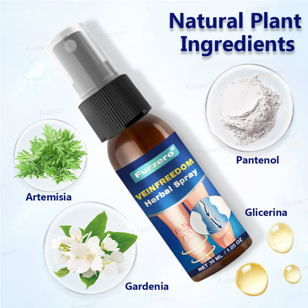 🏆Made and Shipped from Canada🌿Furzero® VeinFreedom Herbal Spray - MicroMist Therapy