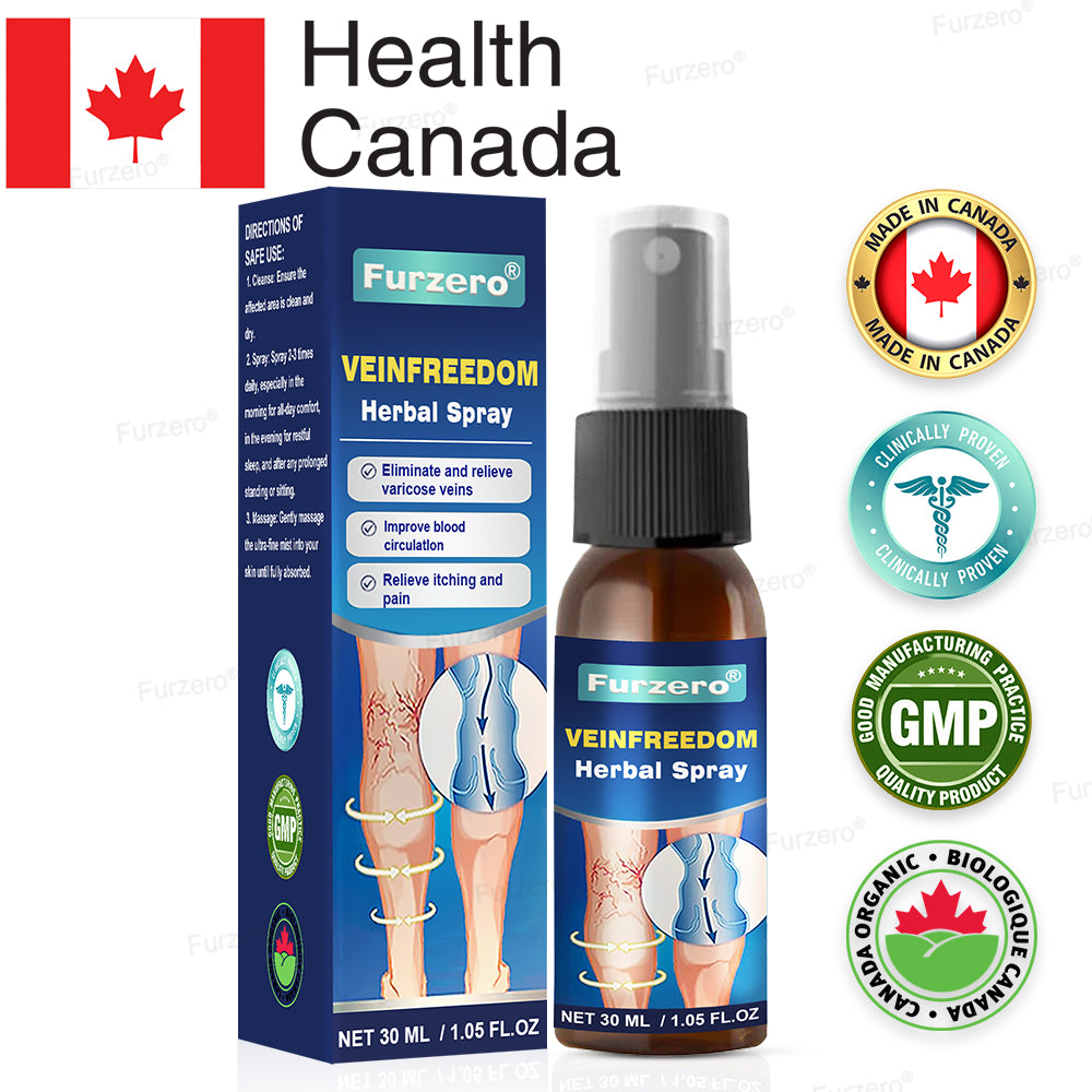 🏆Made and Shipped from Canada🌿Furzero® VeinFreedom Herbal Spray - MicroMist Therapy