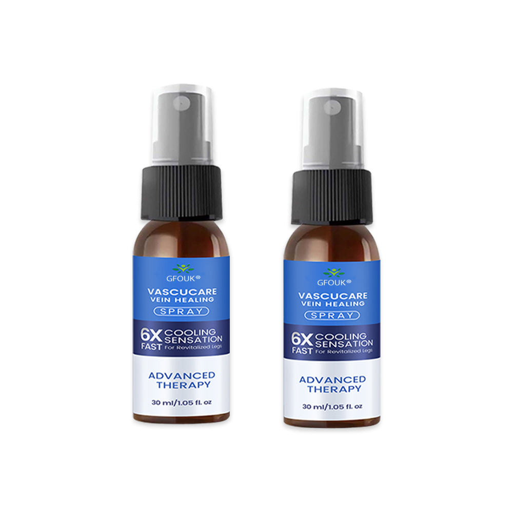 🇨🇦✨✨GFOUK® VascuCare Vein Healing Spray(Designed for Varicose veins, Spider veins, Deep vein Thrombosis, Chronic venous insufficiency, Venous ulcers, Thrombophlebitis and other venous issues)
