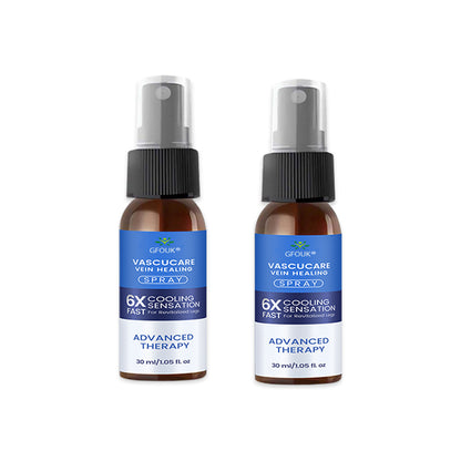 🇨🇦✨✨GFOUK® VascuCare Vein Healing Spray(Designed for Varicose veins, Spider veins, Deep vein Thrombosis, Chronic venous insufficiency, Venous ulcers, Thrombophlebitis and other venous issues)