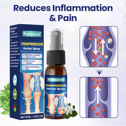 🏆Made and Shipped from Canada🌿Furzero® VeinFreedom Herbal Spray - MicroMist Therapy